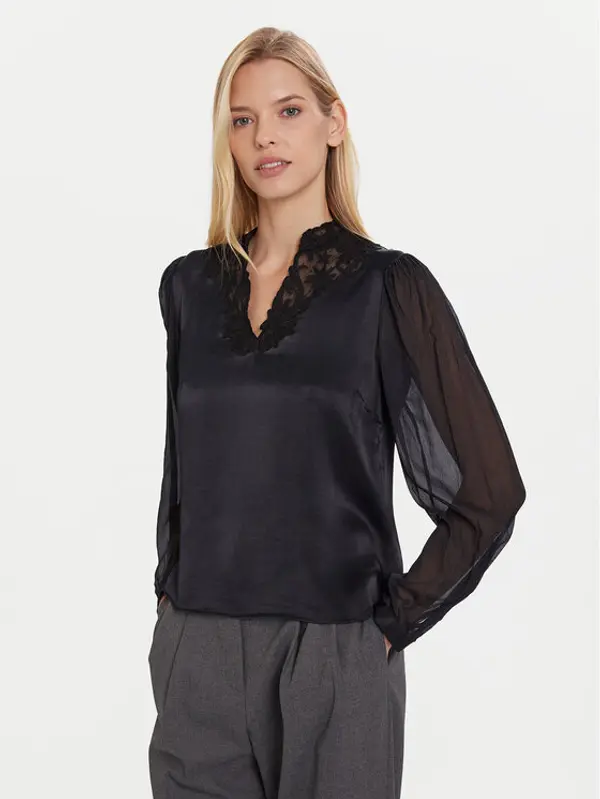 TWINSET TWINSET Majica 252TT2243 Crna Regular Fit
