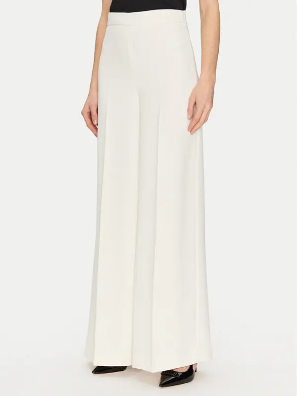 TWINSET TWINSET Palazzo hlače 251TP2102 Écru Wide Leg