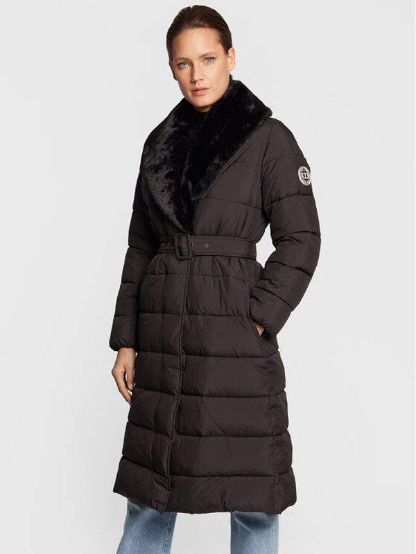 TWINSET TWINSET Pernata jakna 222TT2230 Crna Regular Fit