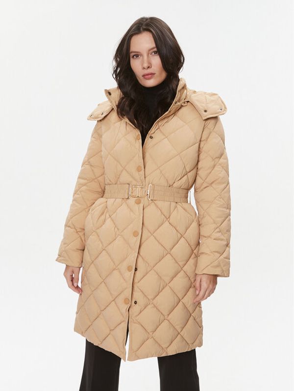 TWINSET TWINSET Pernata jakna 232TP2240 Bež Regular Fit