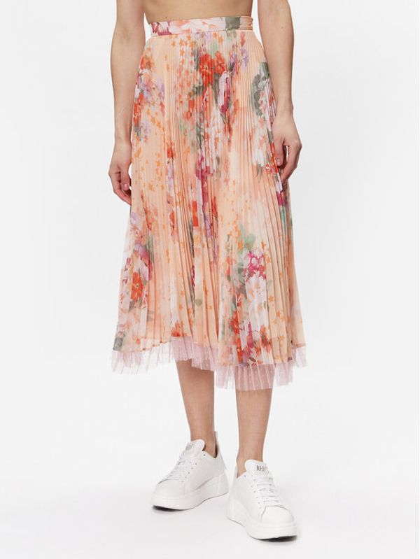 TWINSET TWINSET Plesirana suknja 231TP2733 Narančasta Regular Fit