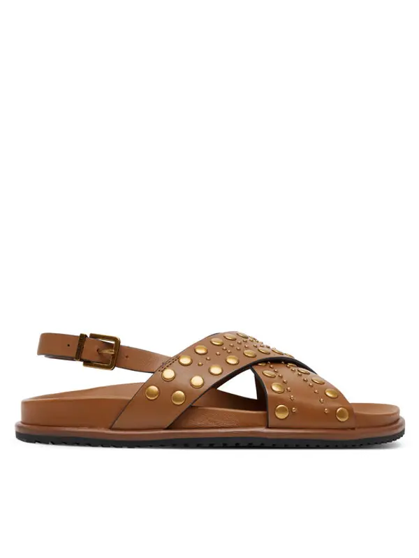 TWINSET TWINSET Sandale 251TGT070 Smeđa