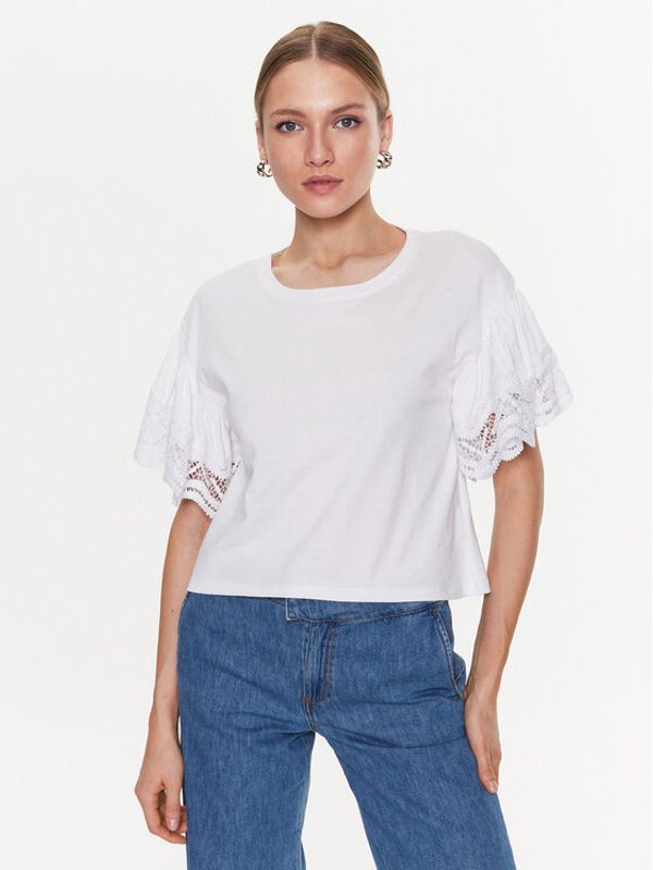 TWINSET TWINSET T-shirt 231TT2340 Bijela Regular Fit