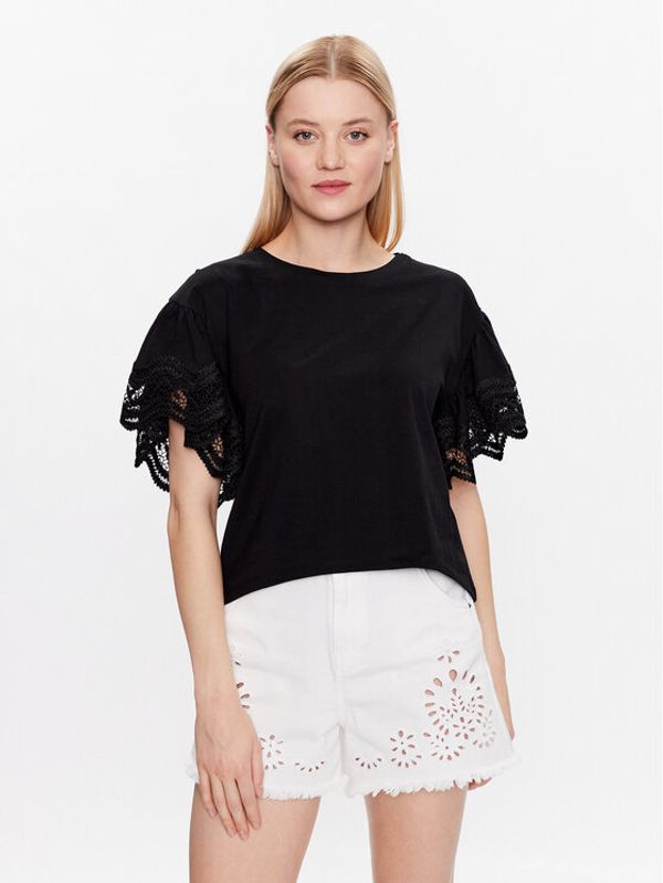TWINSET TWINSET T-shirt 231TT2340 Crna Regular Fit