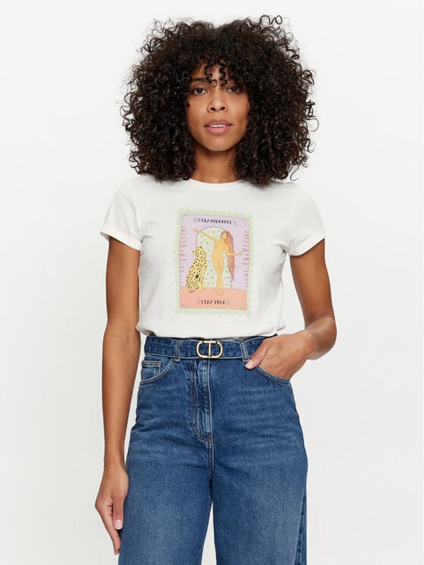 TWINSET TWINSET T-shirt 241TT2411 Bijela Regular Fit