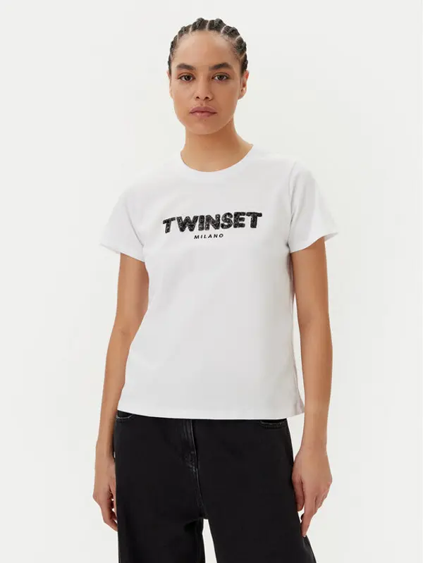 TWINSET TWINSET T-shirt 251TP2070 Bijela Regular Fit