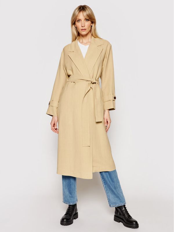 TWINSET TWINSET Trench 211TT2580 Bež Regular Fit