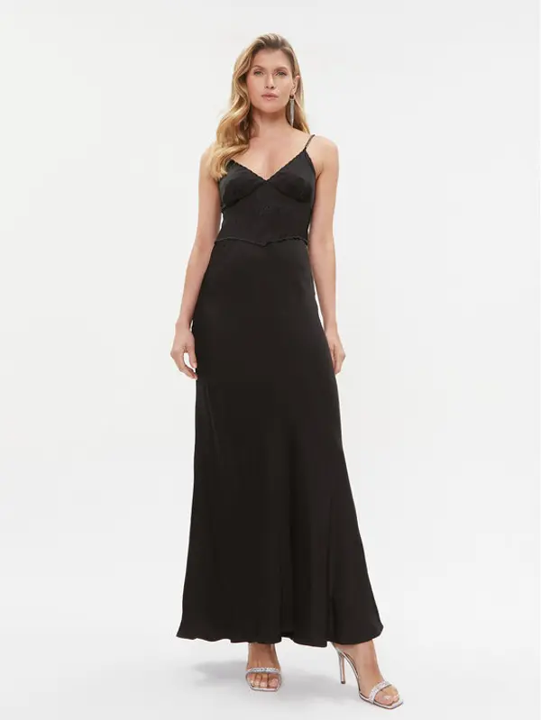 TWINSET TWINSET Večernja haljina 232TT2060 Crna Regular Fit
