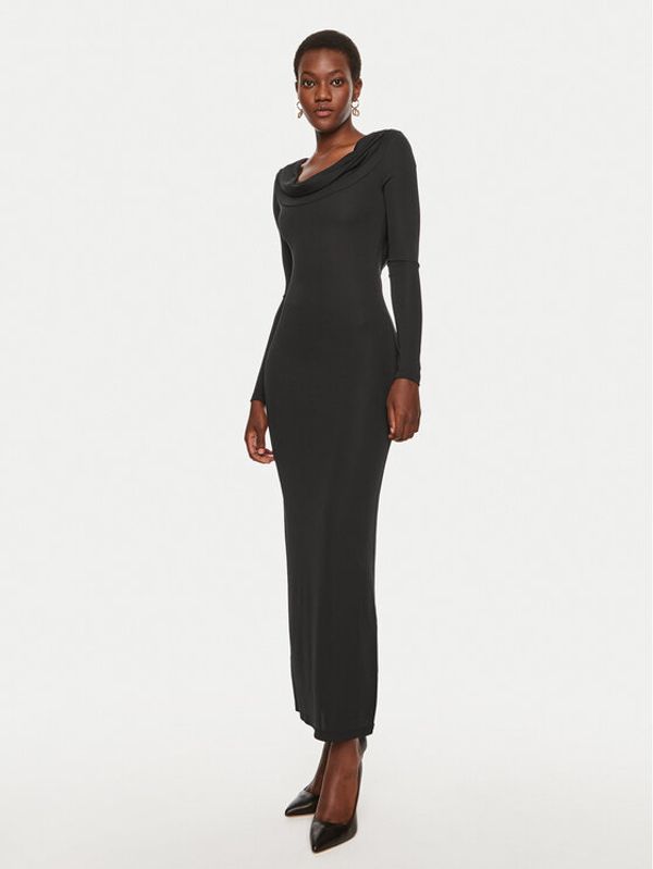 TWINSET TWINSET Večernja haljina 242TF2150 Crna Slim Fit