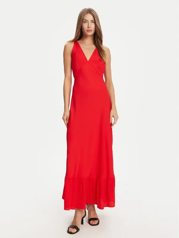 TWINSET TWINSET Večernja haljina 251TT2191 Crvena Regular Fit