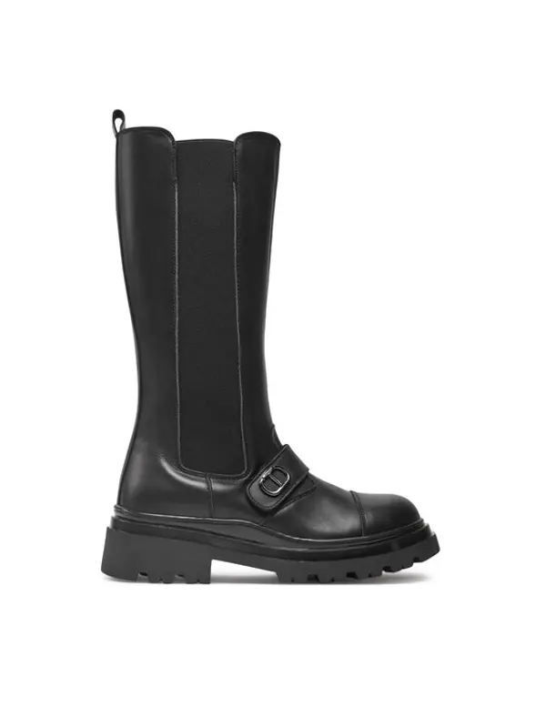 TWINSET TWINSET Zimske čizme Chelsea 242GCJ S Crna