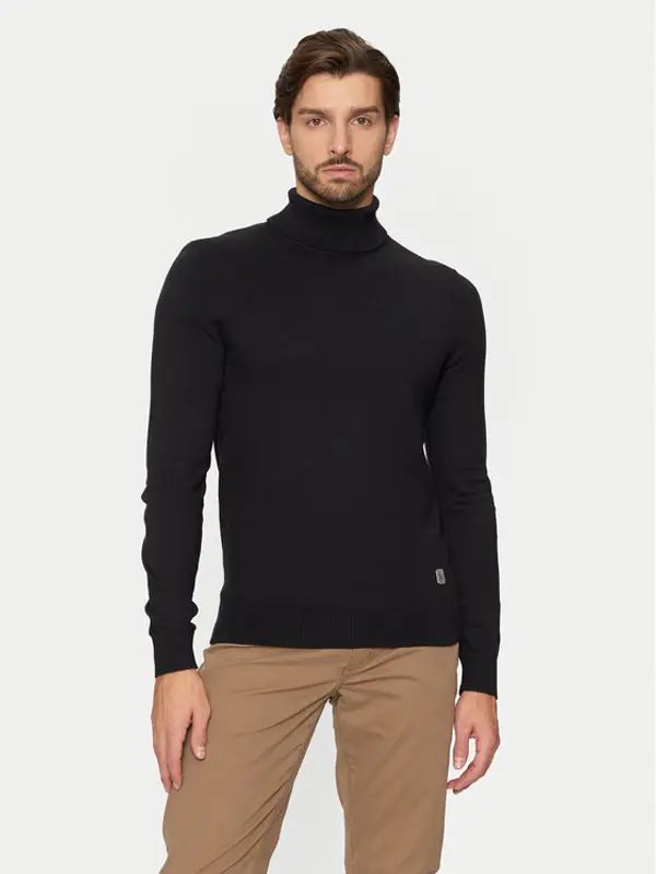 U.S. Polo Assn. U.S. Polo Assn. Dolčevita MUP3798 Crna Slim Fit