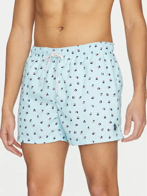 U.S. Polo Assn. U.S. Polo Assn. Kupaće gaće i hlače MUP2436 Svijetloplava Regular Fit