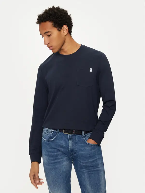 U.S. Polo Assn. U.S. Polo Assn. Majica dugih rukava MUP2275 Tamnoplava Regular Fit