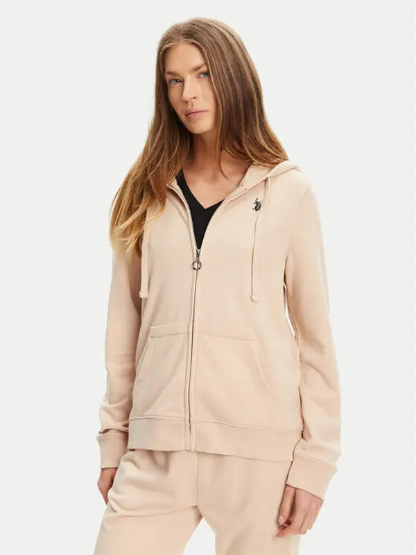 U.S. Polo Assn. U.S. Polo Assn. Majica dugih rukava WUP1512 Bež Regular Fit
