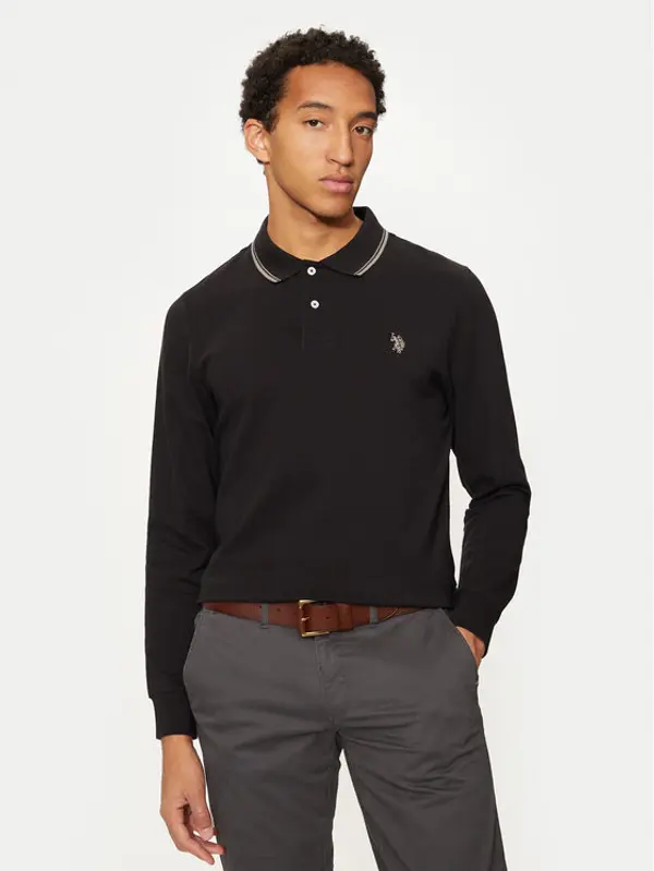 U.S. Polo Assn. U.S. Polo Assn. Polo MUP2255 Crna Regular Fit