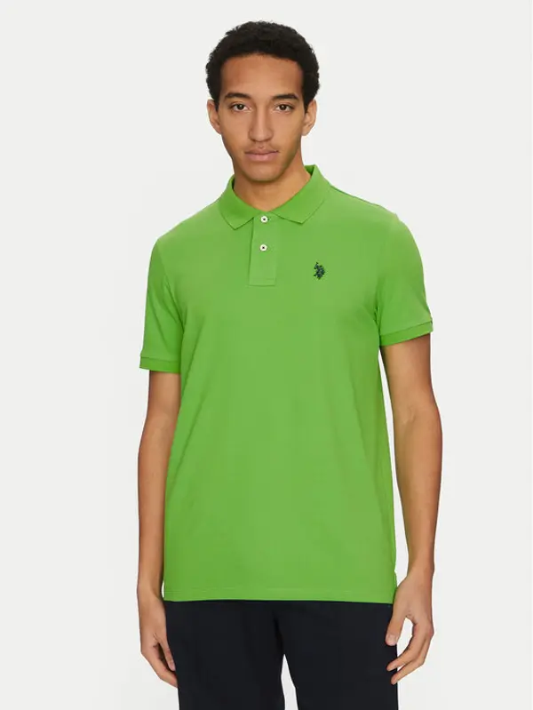 U.S. Polo Assn. U.S. Polo Assn. Polo MUP3637 Zelena Regular Fit