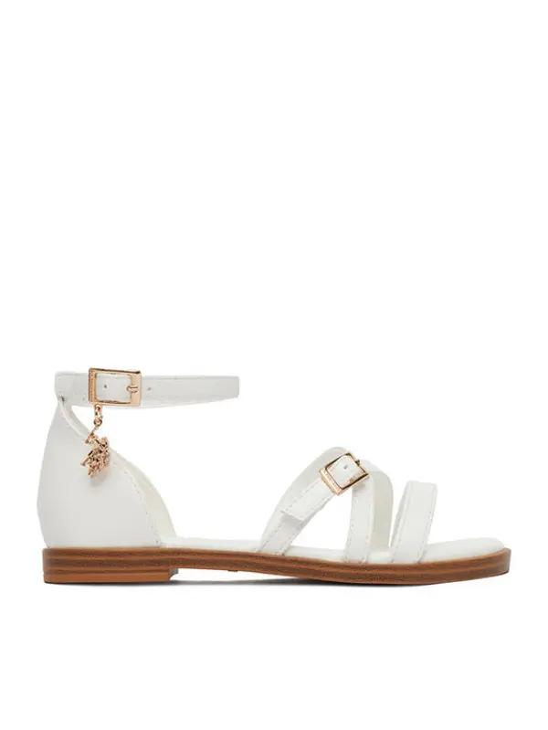 U.S. Polo Assn. U.S. Polo Assn. Sandale EO-ANGE001K/6Y1 Bijela