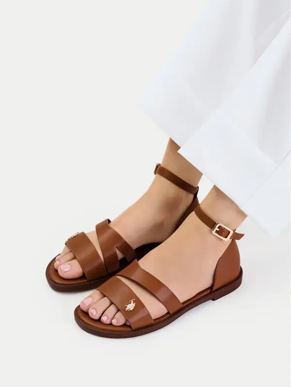 U.S. Polo Assn. U.S. Polo Assn. Sandale EO-CASSIE003W/6Y1 Smeđa