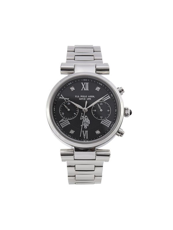 U.S. Polo Assn. U.S. Polo Assn. Sat Ines USP8311BK Srebrna