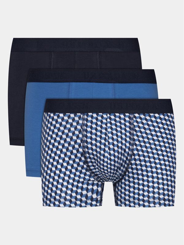 U.S. Polo Assn. U.S. Polo Assn. Set od 3 para bokserica 80256 Plava