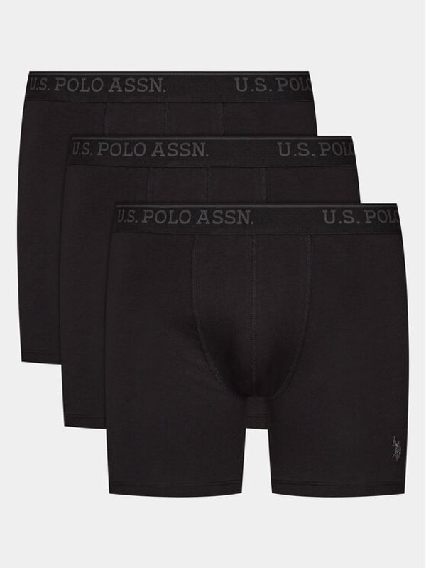 U.S. Polo Assn. U.S. Polo Assn. Set od 3 para bokserica 80454 Crna