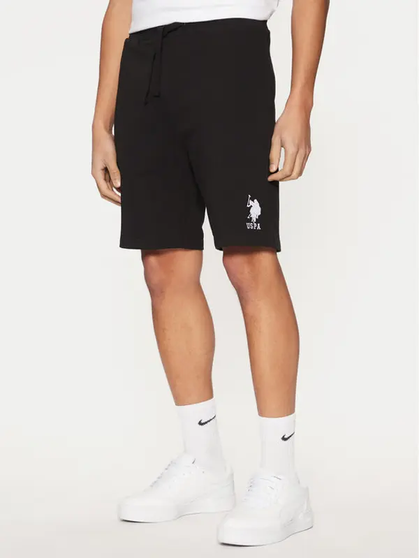 U.S. Polo Assn. U.S. Polo Assn. Sportske kratke hlače MUP3355 Crna Regular Fit