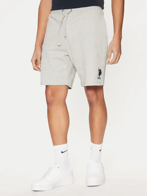 U.S. Polo Assn. U.S. Polo Assn. Sportske kratke hlače MUP3355 Siva Regular Fit