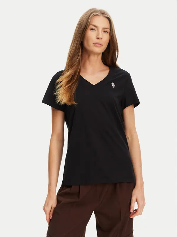 U.S. Polo Assn. U.S. Polo Assn. T-shirt WUP0635 Crna Classic Fit