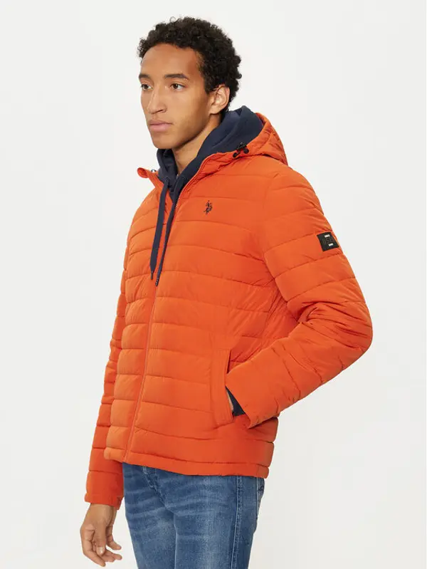U.S. Polo Assn. U.S. Polo Assn. Zimska jakna MUP3600 Narančasta Regular Fit