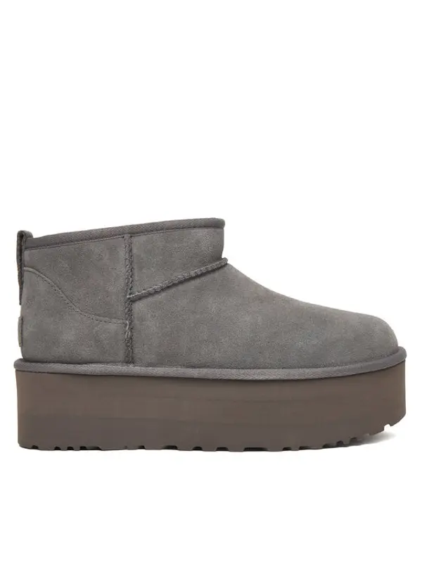 Ugg Ugg Čizme za snijeg W Classic Ultra Mini Platform 1135092 Siva