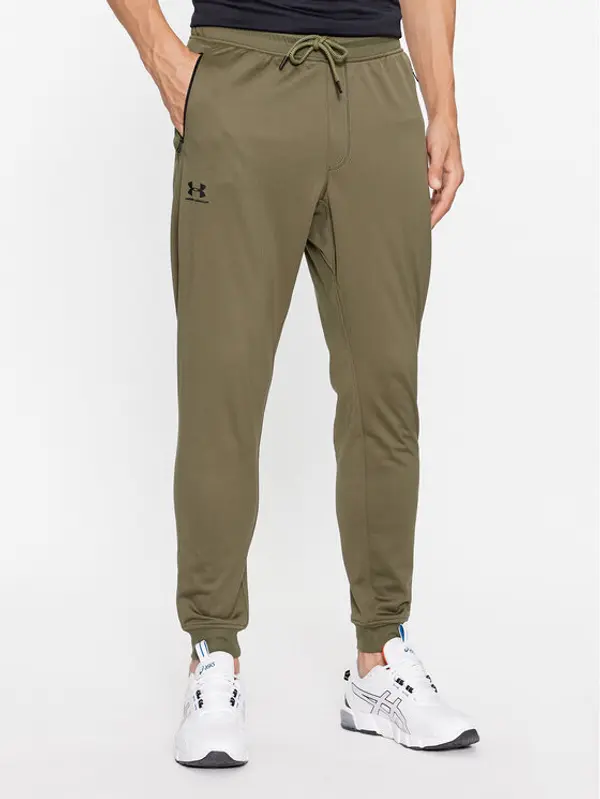 Under Armour Under Armour Donji dio trenerke Sportstyle Tricot Jogger 1290261 Kaki Loose Fit