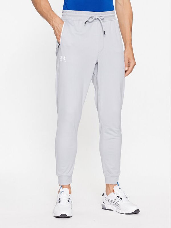 Under Armour Under Armour Donji dio trenerke Sportstyle Tricot Jogger 1290261 Siva Loose Fit