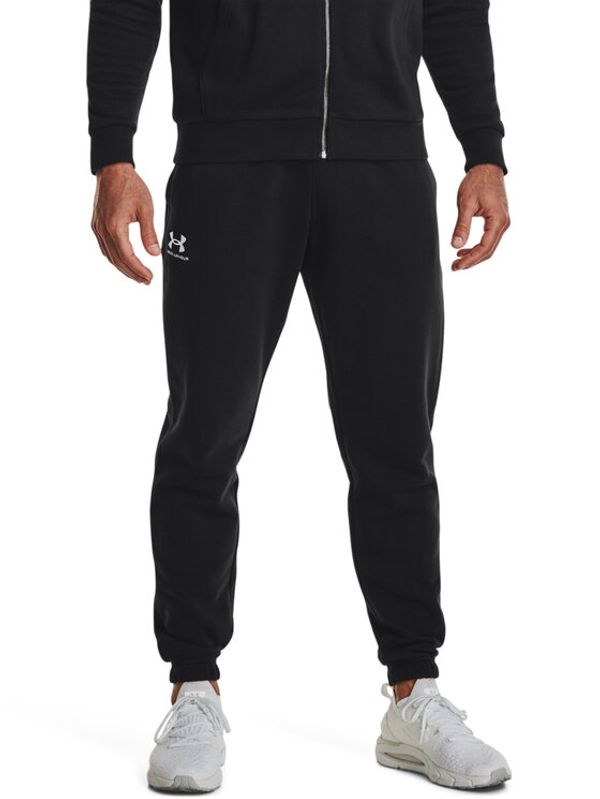 Under Armour Under Armour Donji dio trenerke UA Essential Fleece Jogger 1373882 Crna Regular Fit