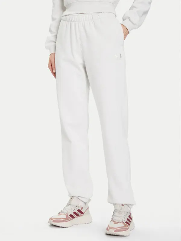 Under Armour Under Armour Donji dio trenerke Ua Icon 6003676 Écru Loose Fit