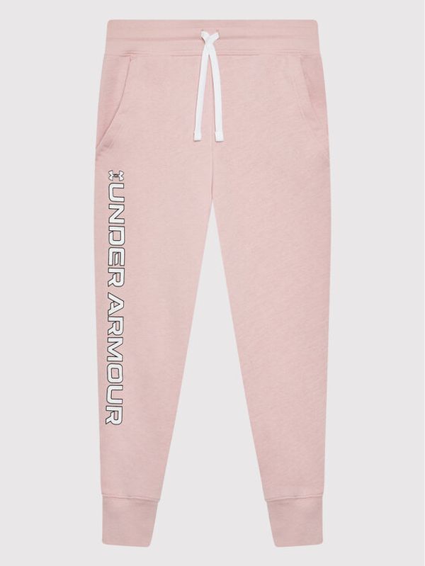 Under Armour Under Armour Donji dio trenerke Ua Rival 1356487 Ružičasta Tapered Fit