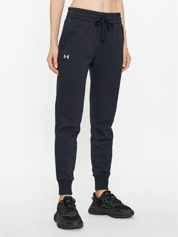 Under Armour Under Armour Donji dio trenerke Ua Rival Fleece Jogger 1379438 Crna Loose Fit