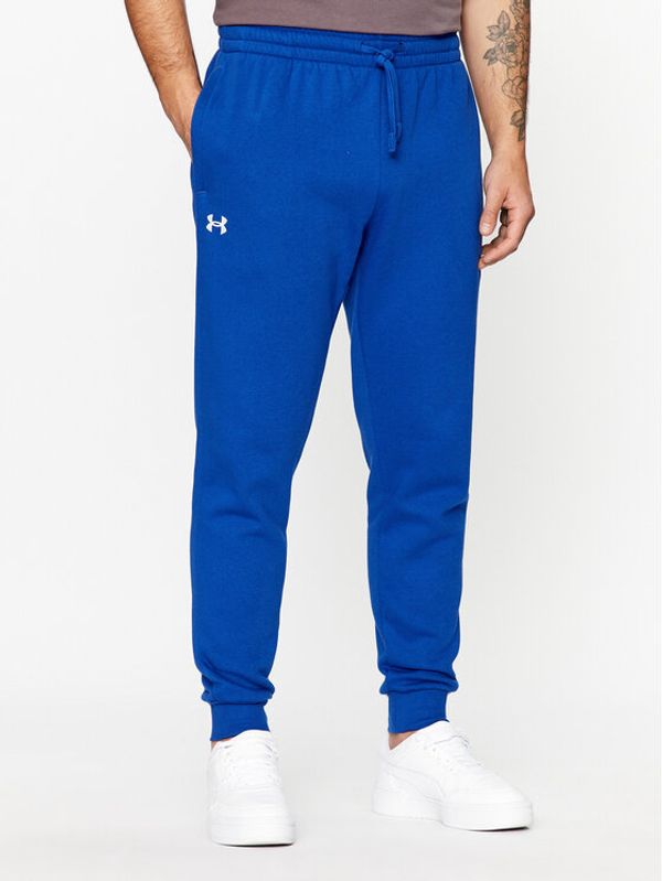 Under Armour Under Armour Donji dio trenerke Ua Rival Fleece Joggers 1379774 Plava Loose Fit