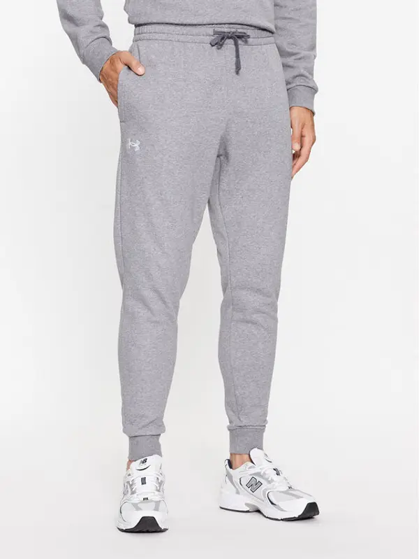Under Armour Under Armour Donji dio trenerke Ua Rival Fleece Joggers 1379774 Siva Loose Fit