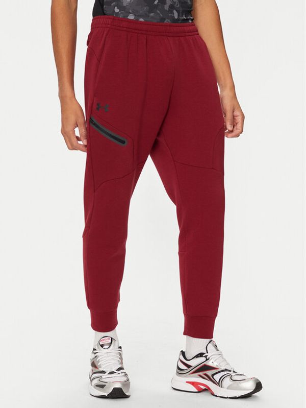 Under Armour Under Armour Donji dio trenerke UA Unstoppable 1389353 Crvena Regular Fit