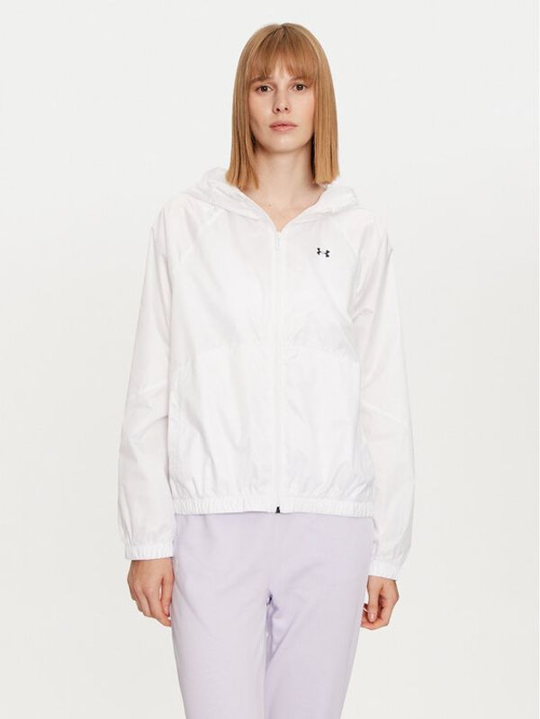Under Armour Under Armour Jakna protiv vjetra UA Rival Sport 1382698 Bijela Regular Fit