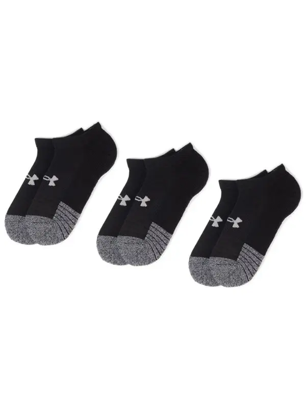 Under Armour Under Armour Kratke čarape Heatgear No Show Sock 1346755-001 Crna