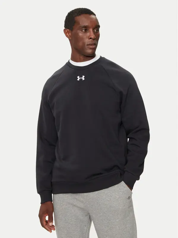 Under Armour Under Armour Majica dugih rukava Rival 1379755 Crna Regular Fit