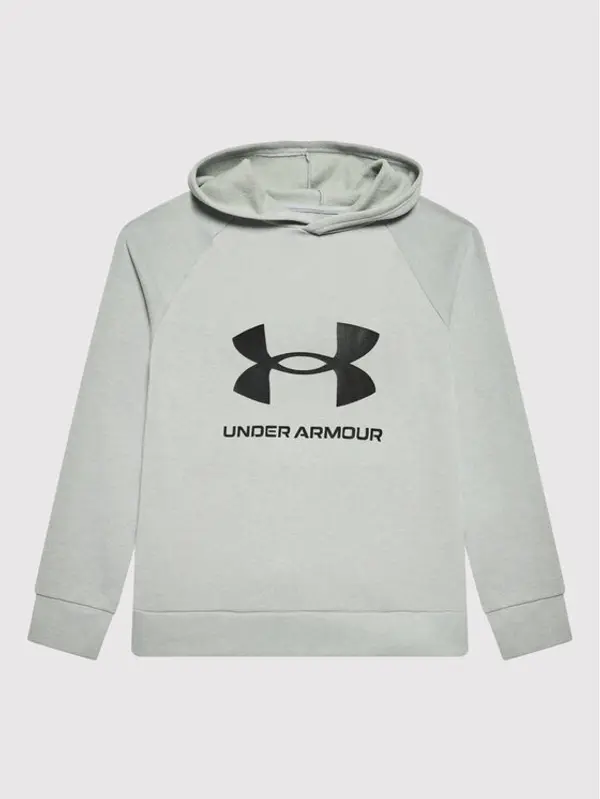 Under Armour Under Armour Majica dugih rukava Rival Fleece 1357585 Siva Relaxed Fit