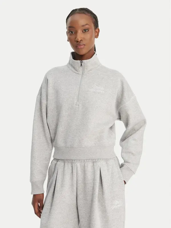 Under Armour Under Armour Majica dugih rukava Rival Fleece Script 6012292 Siva Regular Fit