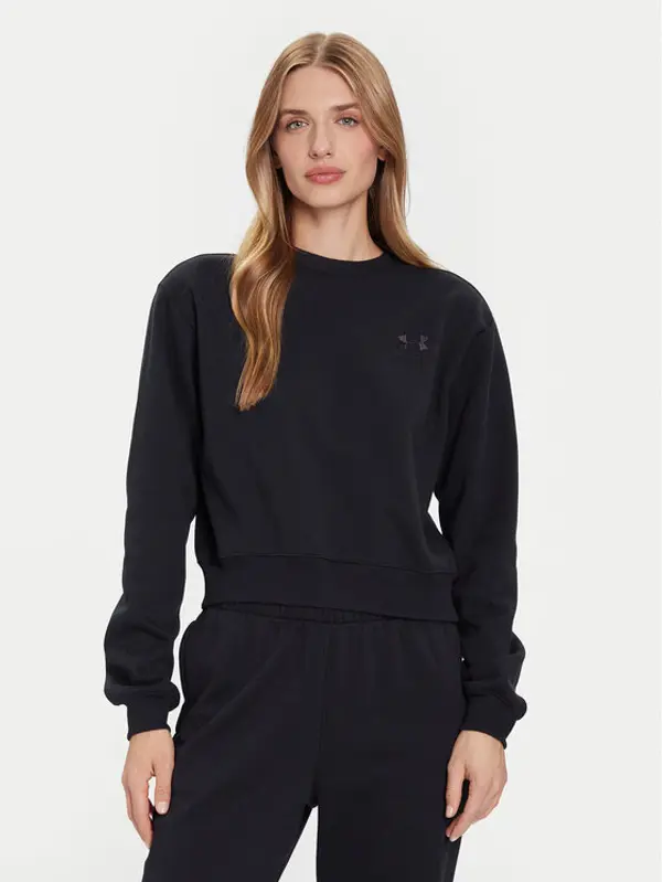Under Armour Under Armour Majica dugih rukava Ua Icon 6003675 Crna Loose Fit