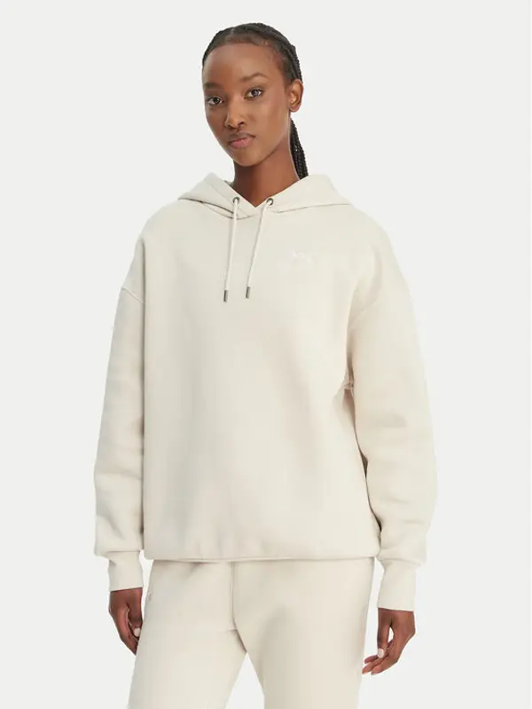 Under Armour Under Armour Majica dugih rukava UA Icon Fleece 1379495 Écru Regular Fit