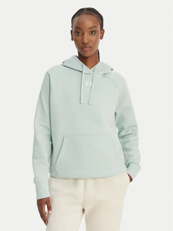 Under Armour Under Armour Majica dugih rukava Ua Rival 1379500 Zelena Loose Fit