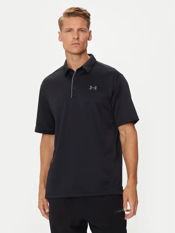 Under Armour Under Armour Polo UA Tech 1290140 Crna Loose Fit