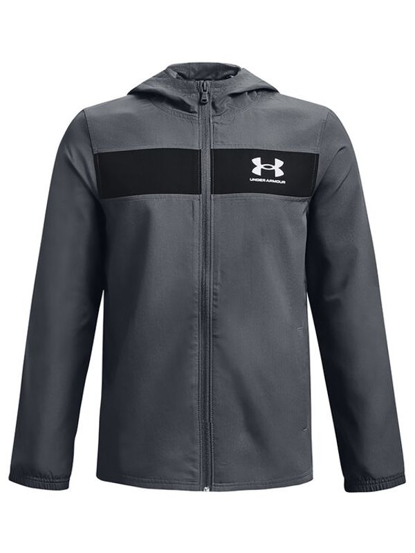 Under Armour Under Armour Prijelazna jakna UA SPORTSTYLE WINDBREAKER 1370183 Siva Regular Fit